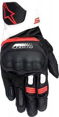 Alpinestars SP-5, Handschuhe - Schwarz/Weiß/Rot - L von Alpinestars