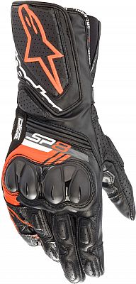 Alpinestars SP-8 V3, Handschuhe - Schwarz/Neon-Rot - L von Alpinestars