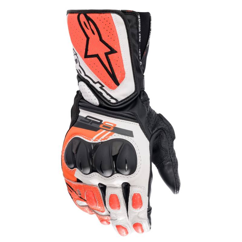 Alpinestars SP-8 V3 Motorradhandschuhe (Black/Red/White,M) von Alpinestars