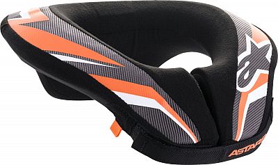 Alpinestars Sequence, Nackenrolle Kinder - Schwarz/Dunkelgrau/Orange - S/M von Alpinestars