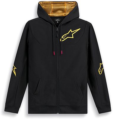 Alpinestars Sessions V3, Kapuzenjacke - Schwarz/Gold - XL von Alpinestars