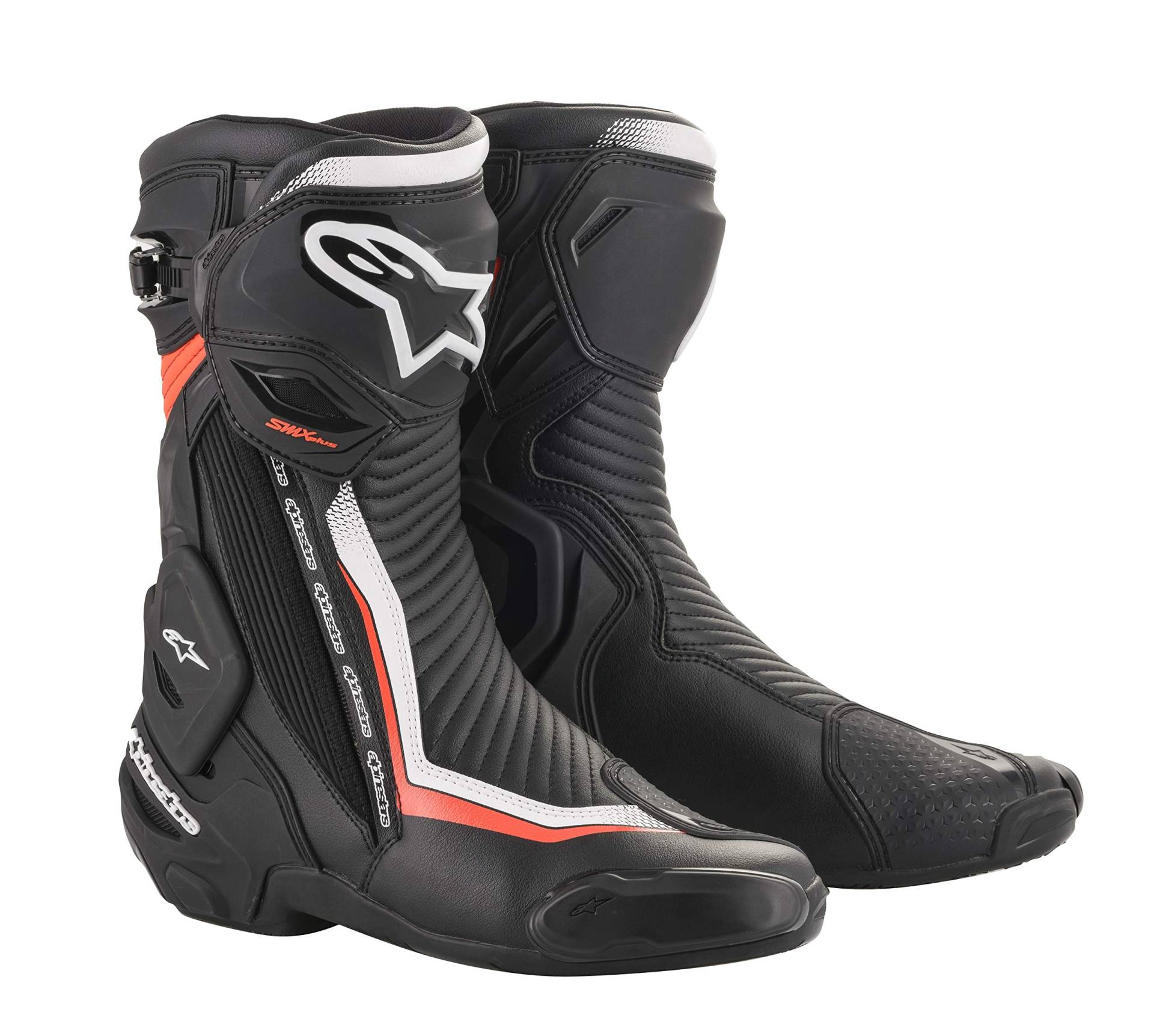 Alpinestars Smx Plus V2 Boots Black/White/Fluo Red von Alpinestars