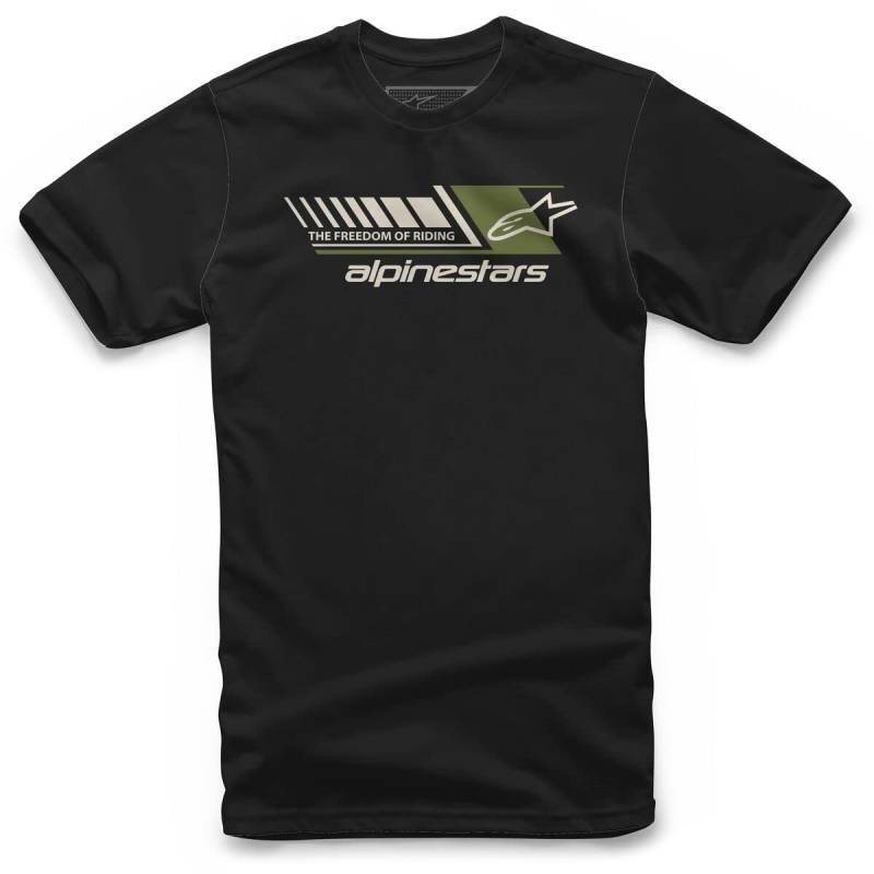 Alpinestars Solitär-T-Shirt, Größe S, Schwarz von Alpinestars