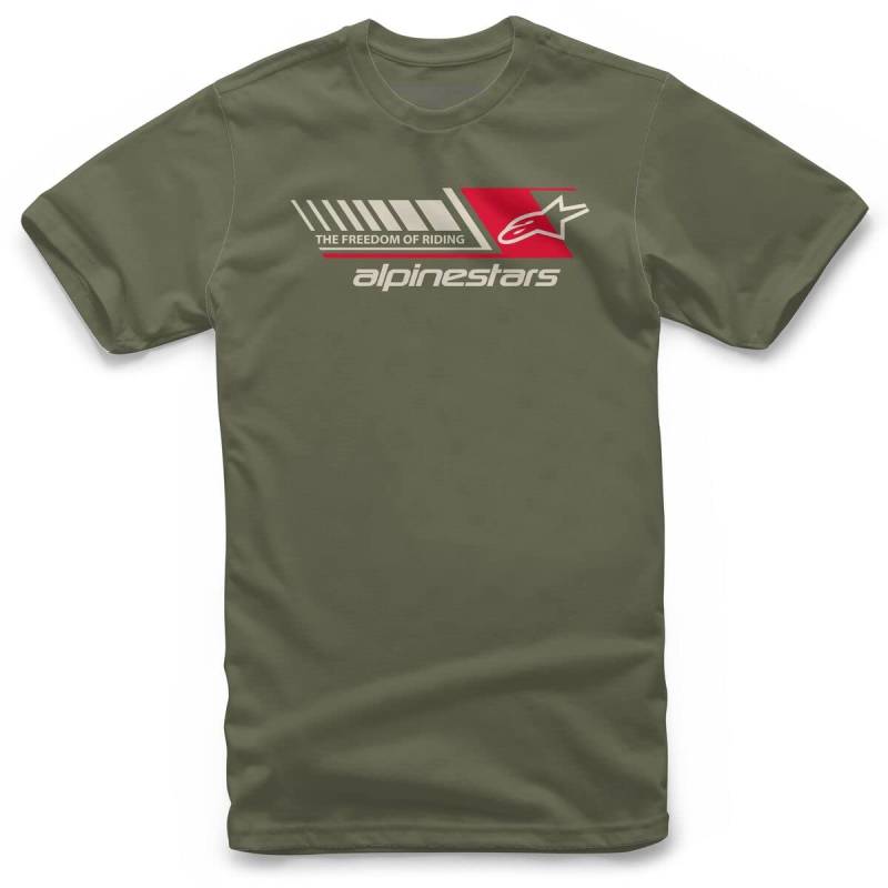 Alpinestars Solitär T-Shirt-Military Green-XL von Alpinestars