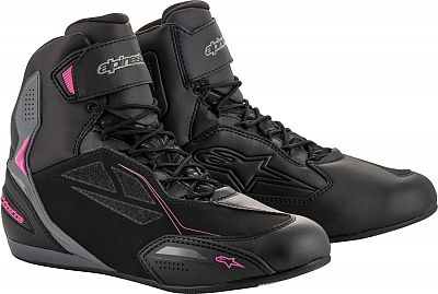 Alpinestars Stella Faster 3, Kurzstiefel Drystar Damen - Schwarz/Dunkelgrau/Pink - 9 US von Alpinestars