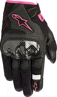 Alpinestars Stella SMX-1 Air V2, Handschuhe Damen - Schwarz/Pink - L von Alpinestars