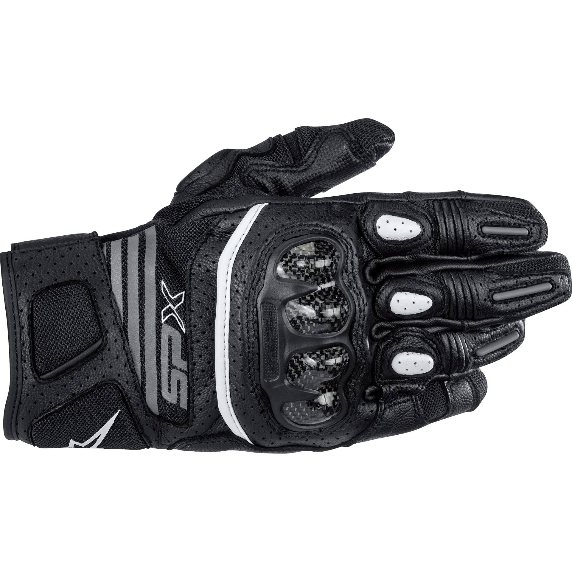 Alpinestars Motorradhandschuhe Stella Sp X Air Carbon V2 Gloves Black Anthrazit, Schwarz/Weiß, L von Alpinestars