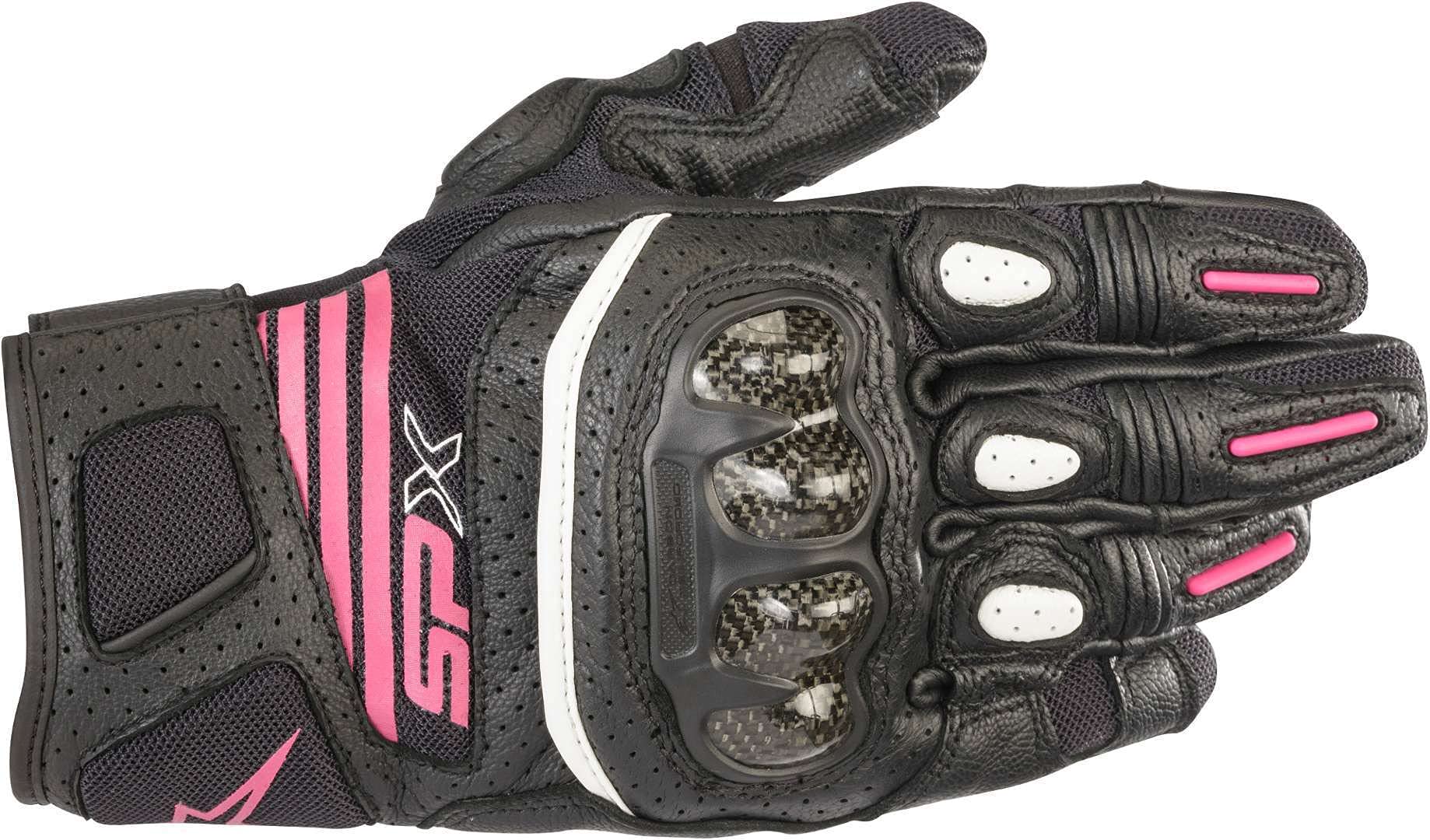 Alpinestars Stella Sp X Air Carbon V2 Gloves Black Fuchsia, Schwarz/Fuchsia, S von Alpinestars