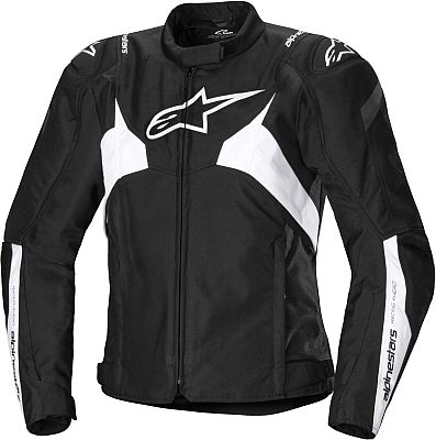 Alpinestars Stella T-Jaws V4, Textiljacke wasserdicht Damen - Schwarz/Weiß - L von Alpinestars