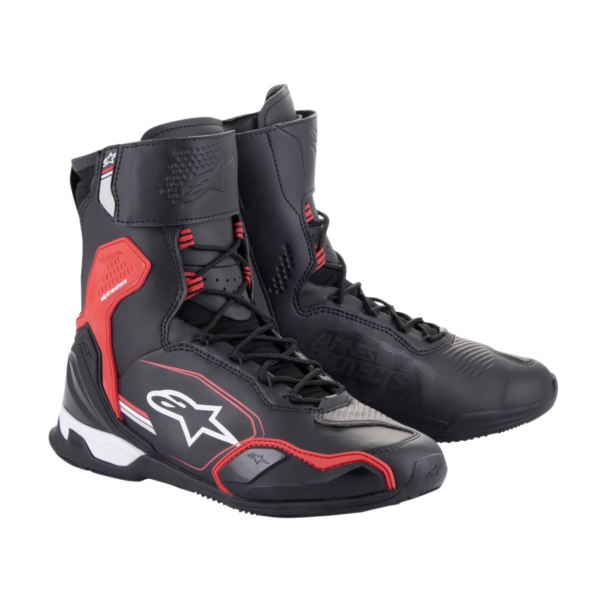 Alpinestars Superfaster Motorradstiefel Black/Red/White 45 von Alpinestars