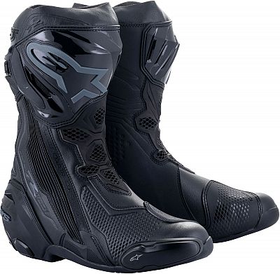 Alpinestars Supertech R, Stiefel - Schwarz/Schwarz - 45 EU von Alpinestars