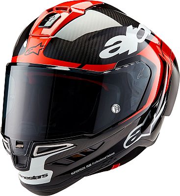 Alpinestars Supertech S-R10 Element, Integralhelm - Schwarz/Rot/Weiß - L von Alpinestars