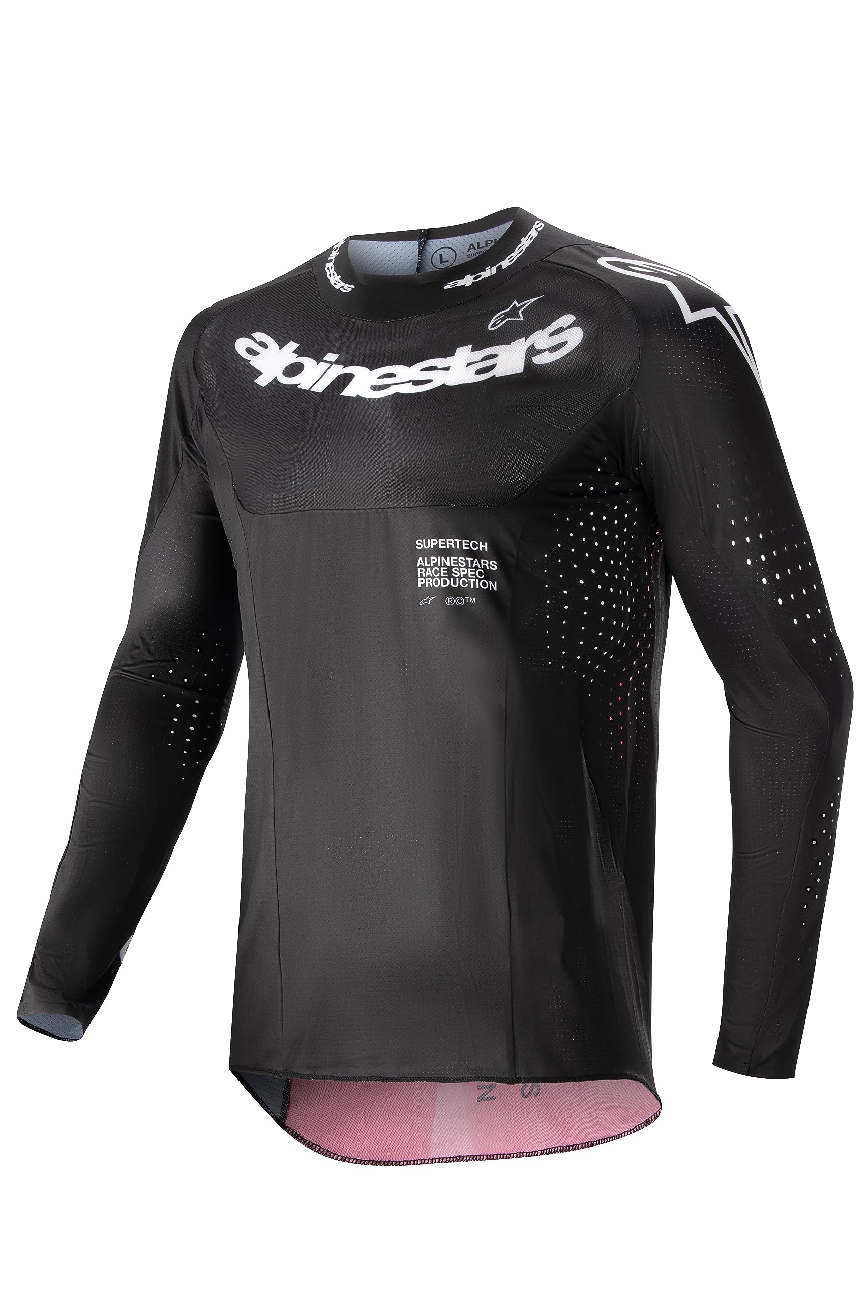 Alpinestars 3763224-1323-XXL: Supertech Ward Jersey Black/Red Berry 2X von Alpinestars