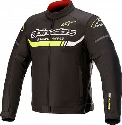 Alpinestars T-SP S Ignition, Textiljacke wasserdicht - Schwarz/Weiß/Neon-Gelb - 3XL von Alpinestars