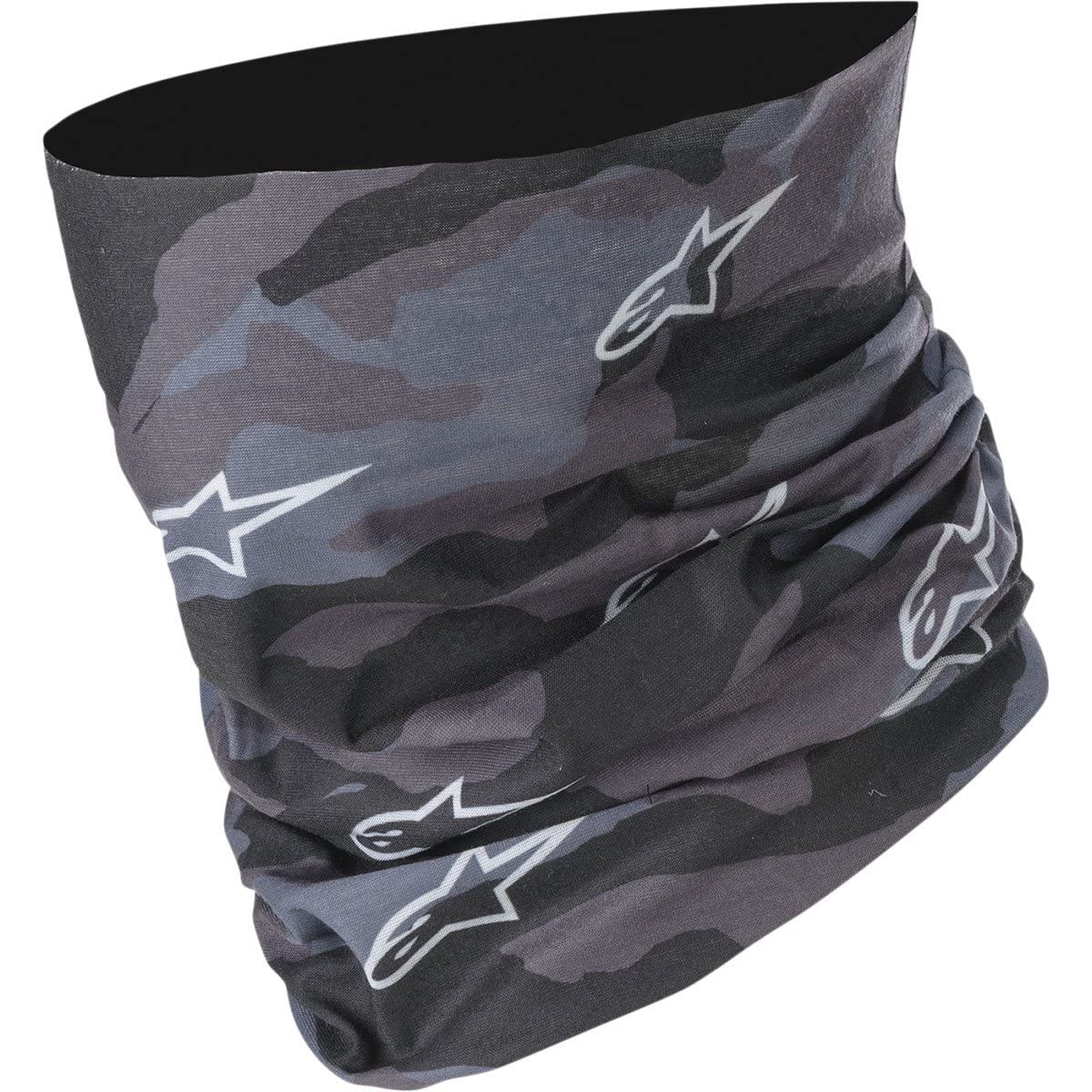 Alpinestars Tactical Neck Tube Black Tar Grey, Schwarz/Weiß von Alpinestars