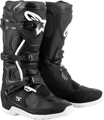 Alpinestars Tech 3 Enduro, Stiefel wasserdicht - Schwarz/Weiß - 13 US von Alpinestars