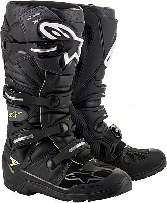 Alpinestars Tech 7 Enduro Drystar S23, Stiefel wasserdicht - Schwarz/Grau - 11 US von Alpinestars