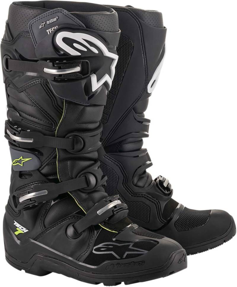 Alpinestars Tech 7 Enduro Ds Stiefel, Unisex, Schwarz/Grau, Größe 09 (Mehrfarbig, Einheitsgröße von Alpinestars