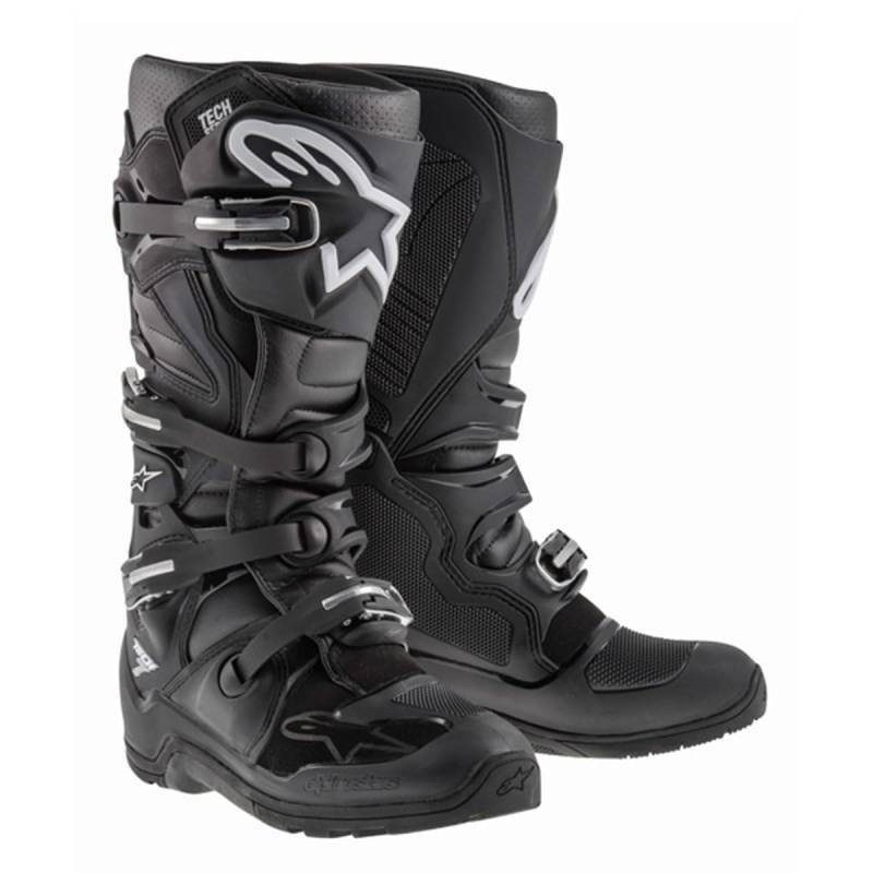 Alpinestars Tech 7 Enduro-Stiefel für Erwachsene, Unisex, Schwarz, Größe 47 (mehrfarbig, Einheitsgröße) von Alpinestars