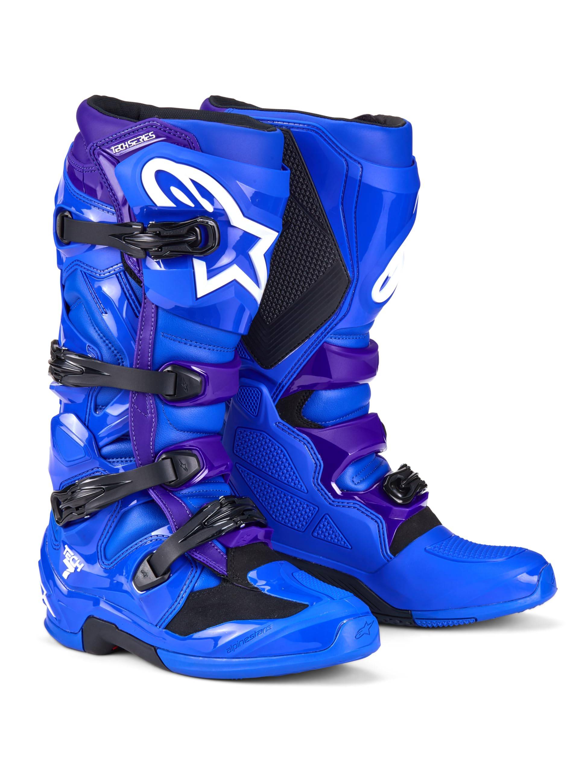 Alpinestars Tech 7 MX/Offroad-Stiefel (Blau, 40) von Alpinestars