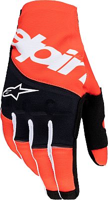 Alpinestars Techstar, Handschuhe - Orange/Schwarz/Weiß - L von Alpinestars