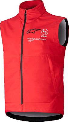 Alpinestars Techstar Softshell, Weste - Rot - 3XL von Alpinestars