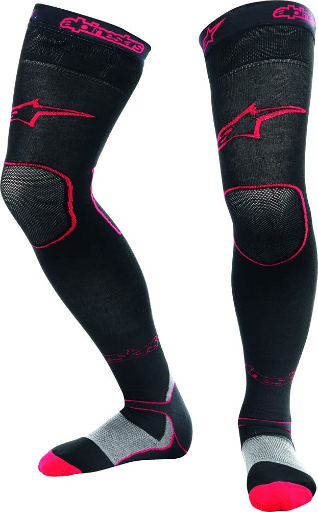 Alpinestars Unisex 4705015-13-s/M Long MX Socken rot SM Md, multi, Einheitsgröße EU von Alpinestars