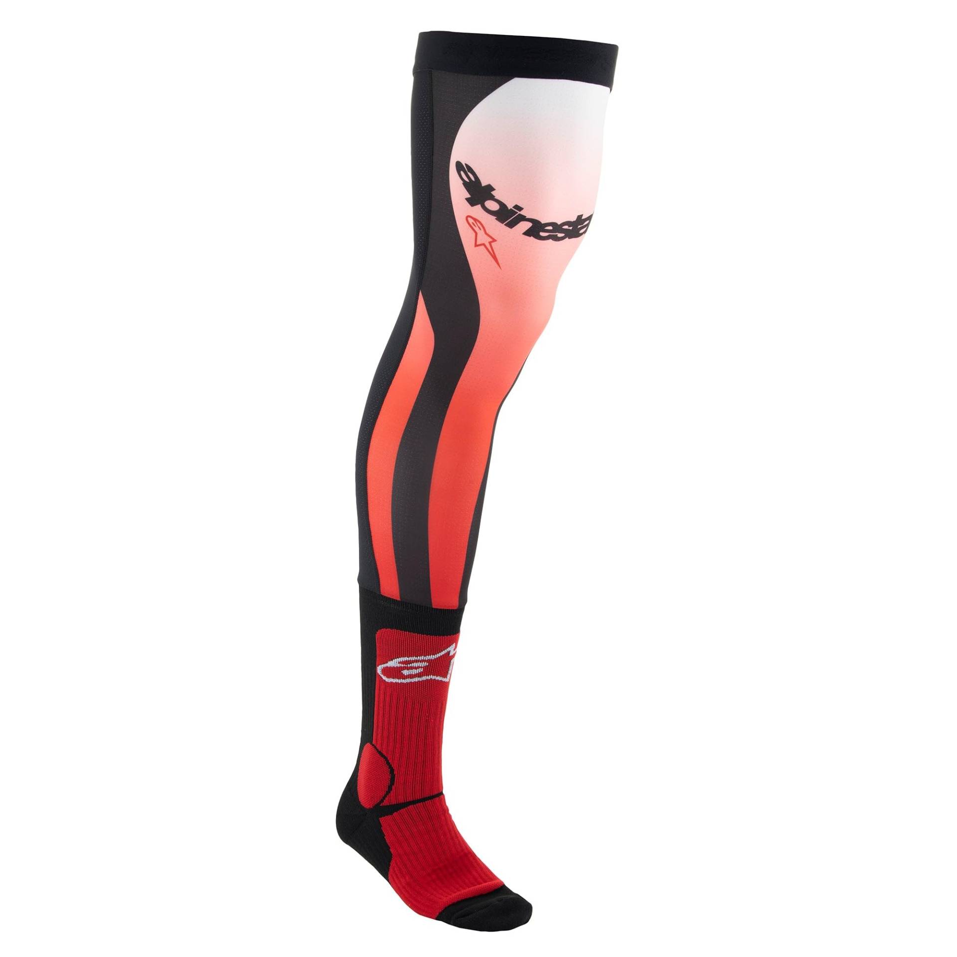 Alpinestars Unisex Knee Brace Technische Socken MX, Bright Red White, L-XXL von Alpinestars