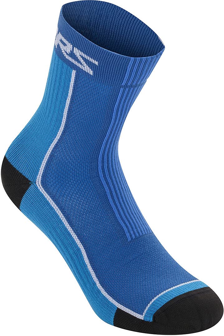 Alpinestars Unisex Sommer 15 Socken, Schwarz/Aqua, Medium von Alpinestars