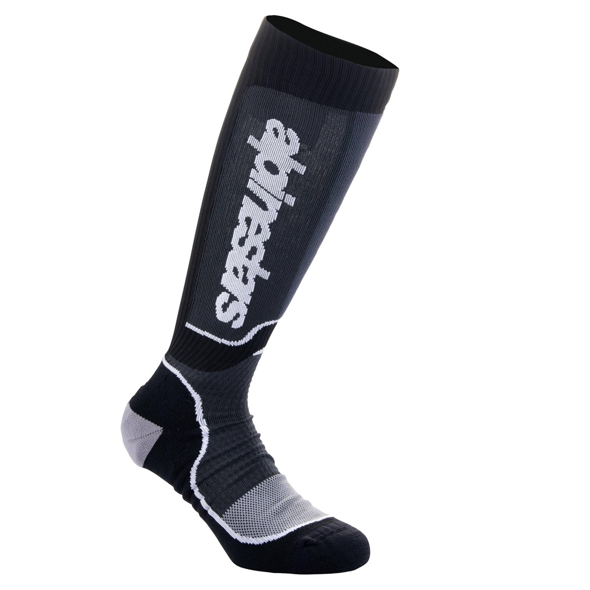 Alpinestars Unisex Youth Plus Technische Socken MX, Black White, M/L von Alpinestars