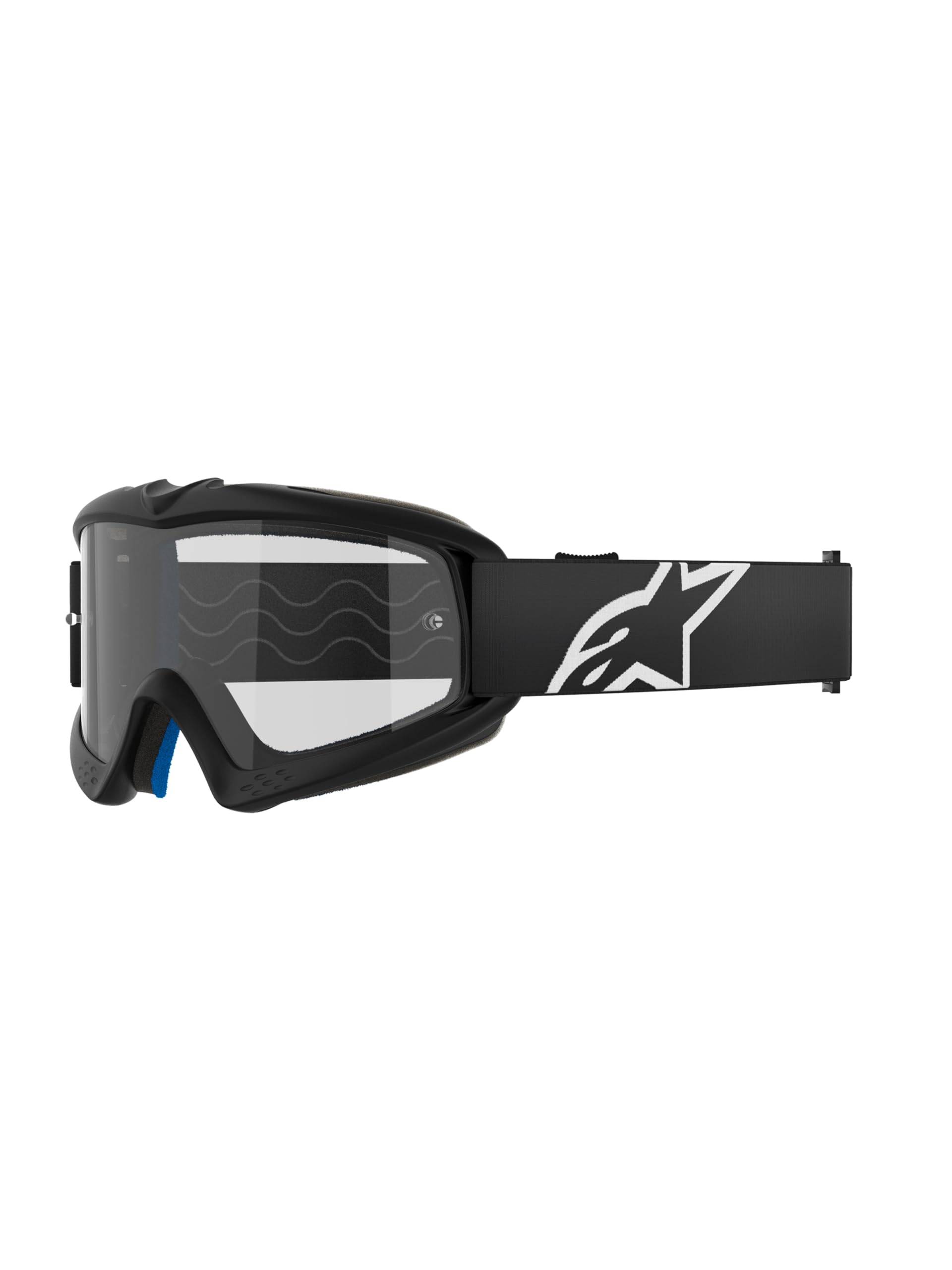 Alpinestars Vision Youth MX ATV MTB Off Road Goggle (Black - Clear Lens) von Alpinestars