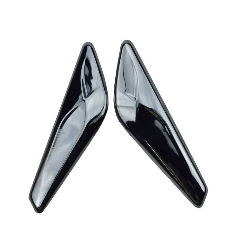 Alrens Vordere Mudguard Kotflügelblende Set 51117338570 51117338569，Auto Dekorieren Seitenverkleidungs Finisher Markierung Kompatibel mit X3 X4 F25 F26 von Alrens