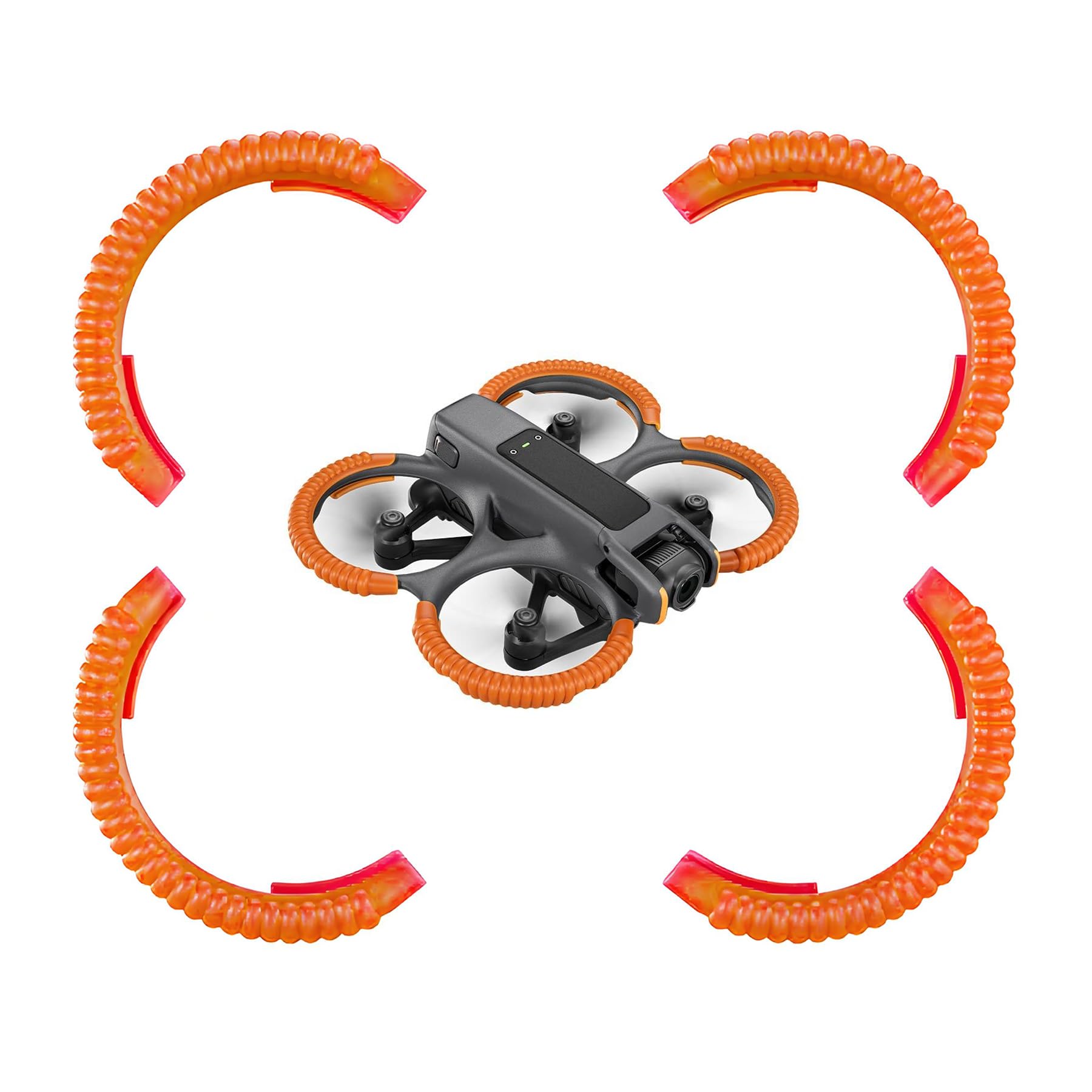 Alriedy Avatar 2 Propellerschutz für DJI Avata 2 Drohne,DJI Avatar 2 zubehör,Anti-Kollisions und Stoßschutz,DJI Drone Zubehör, Drohne Schutzhülle Protective,Orange von Alriedy