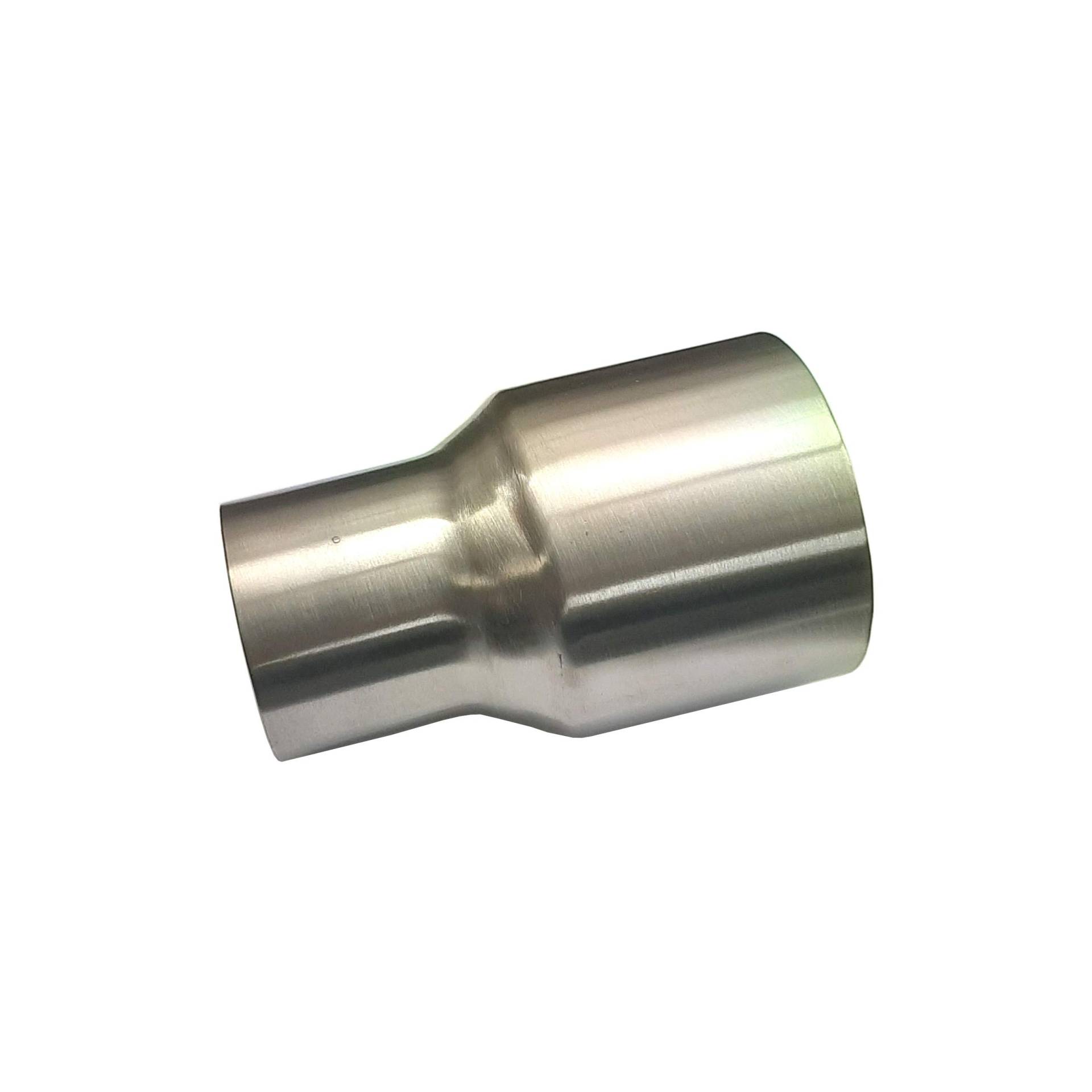 Edelstahl Reduzierung Außen 76 mm auf 51/55 / 57/60 / 63,5/65 / 70 Adapter (Ø76mm - Ø60mm) von Alutec Racing Parts