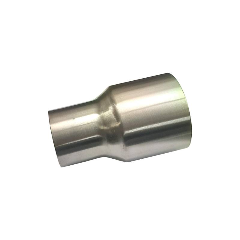 Edelstahl Reduzierung Außen 76 mm auf 51/55 / 57/60 / 63,5/65 / 70 Adapter (Ø76mm - Ø 63,5mm) von Alutec Racing Parts