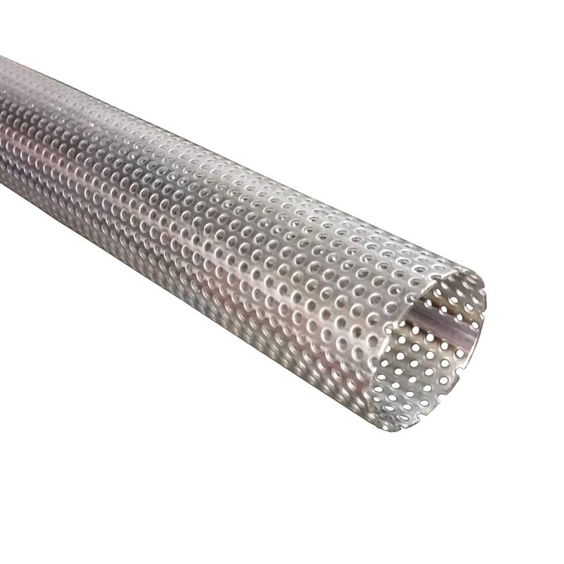 0,5m Edelstahl Lochrohr 32mm x500mm V2A Auspuffrohr Gelocht Rohr Perforiert von ALUTEC MÜNCHEN