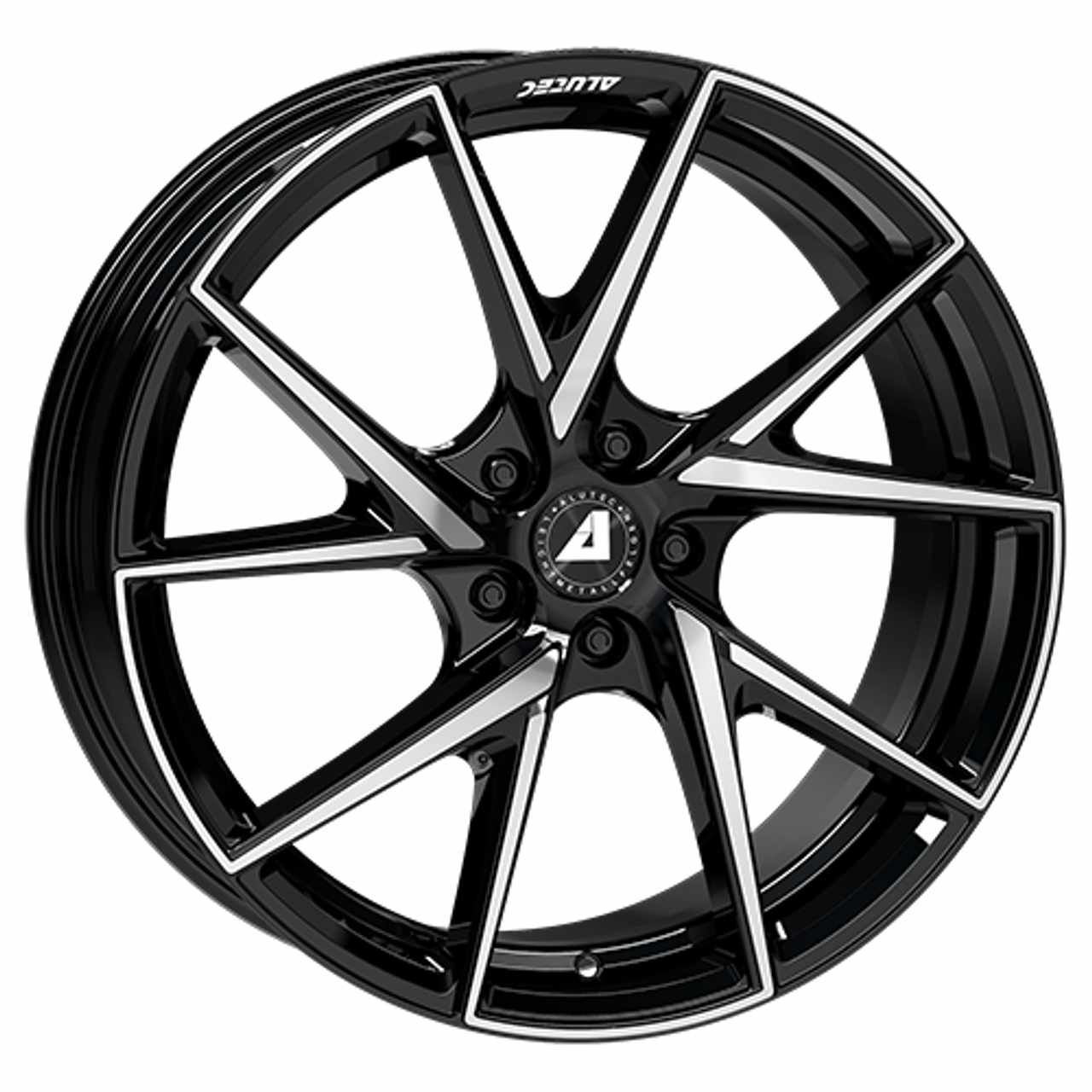 ALUTEC ADX.01 4-LOCH diamantschwarz frontpoliert 7.0Jx17 4x108 ET45 von Alutec