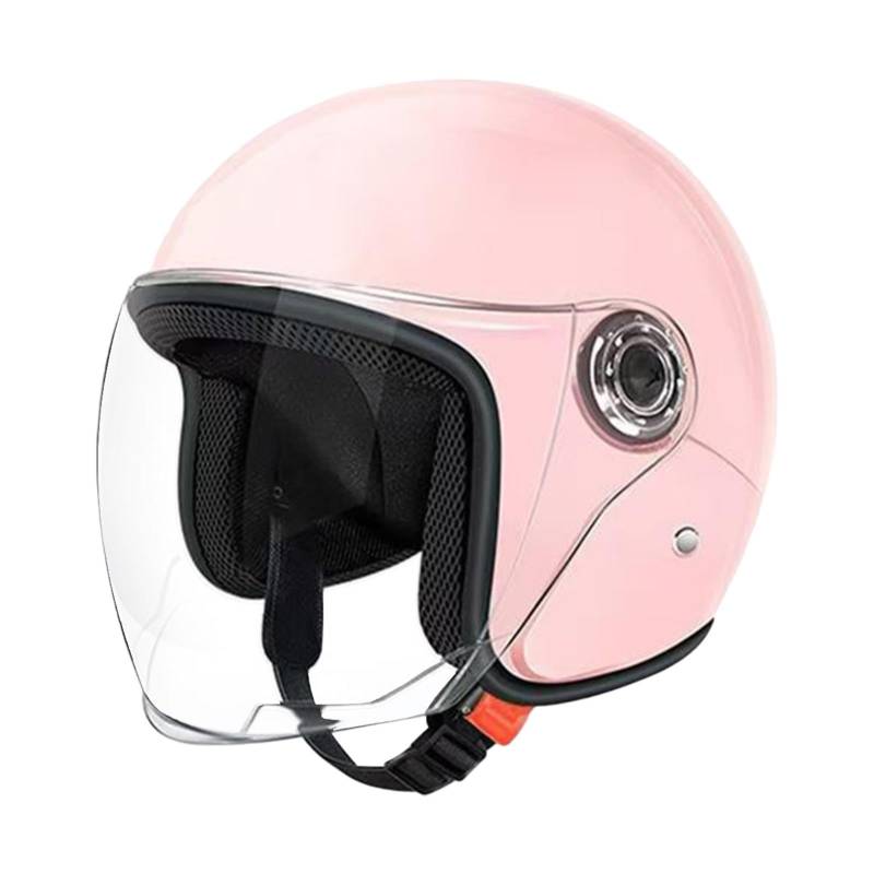 Alwida elektrische Motorradhelme, leichte Moto-Halbhelme – Reitlinsenhelme, Sonnenschutzhelme, Helme, Retro-Rennsport für , Mädchen, Jugendliche von Alwida