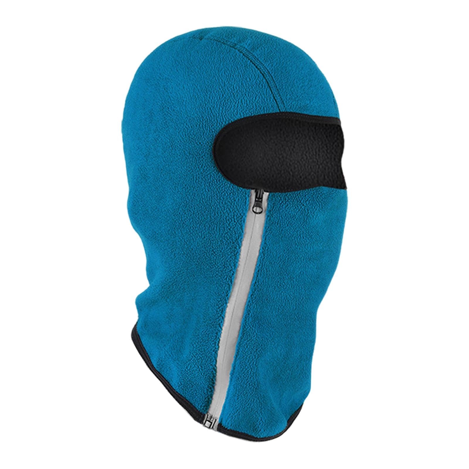 Amagogo , Gesichtsmaske für Männer und Frauen, Kopfmaske, Mütze, Winter, Bequeme Skimaske, vollständige Gesichtsbedeckung zum Skaten, Klettern bei, Blau von Amagogo