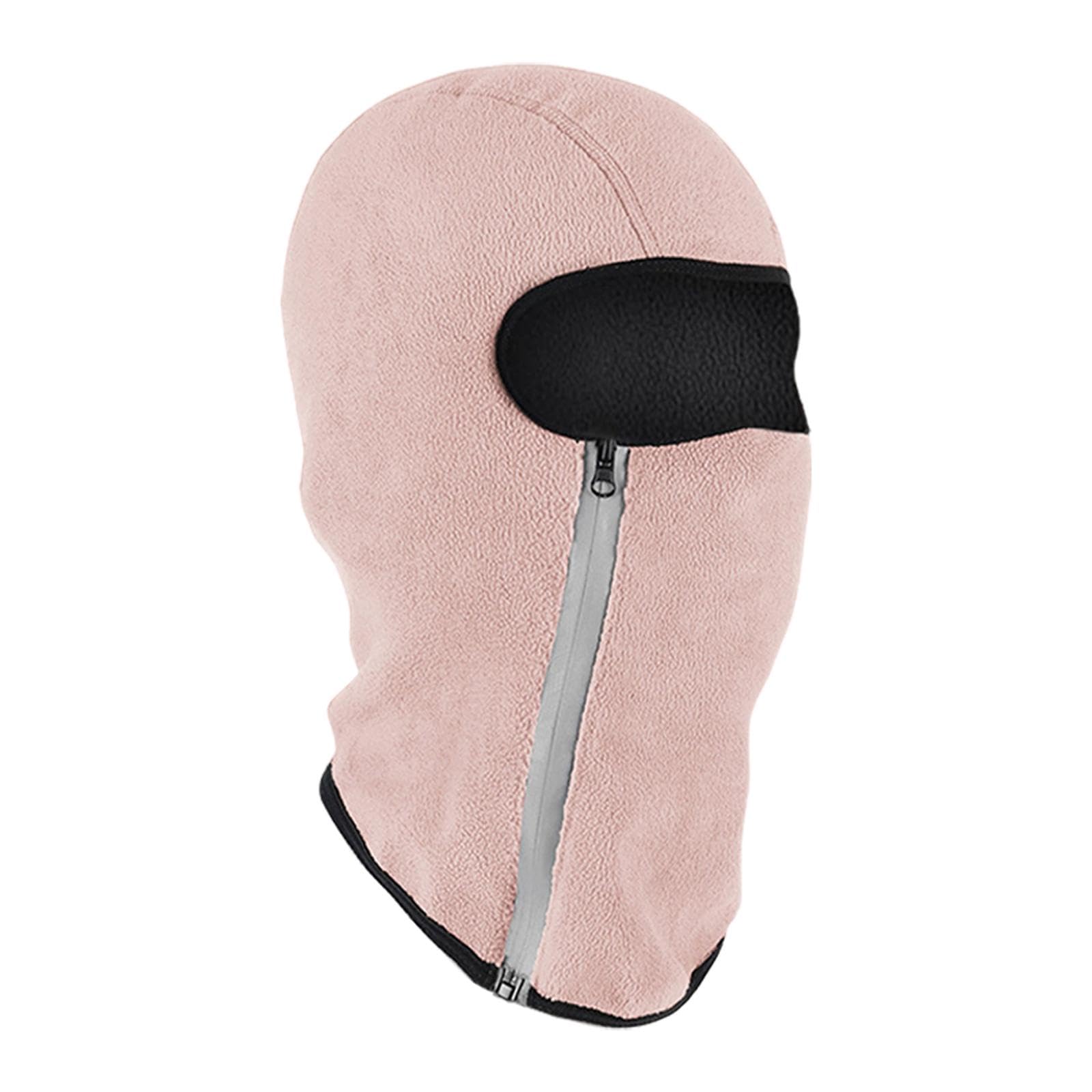 Amagogo , Gesichtsmaske für Männer und Frauen, Kopfmaske, Mütze, Winter, Bequeme Skimaske, vollständige Gesichtsbedeckung zum Skaten, Klettern bei, Rosa von Amagogo