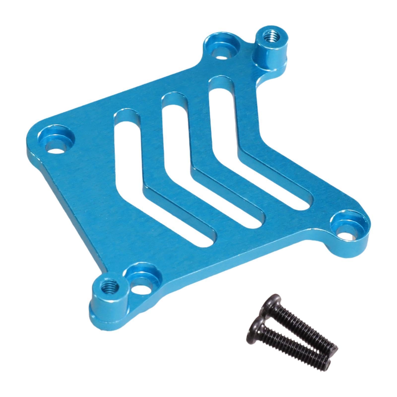 Amagogo 1/16 Fernbedienungsauto -Servo -Basis Aluminium Direkter Ersetzen Sie LKW -Servo -Halterung RC Car Servo Mount für 16209 16210 H6v3, Blau von Amagogo