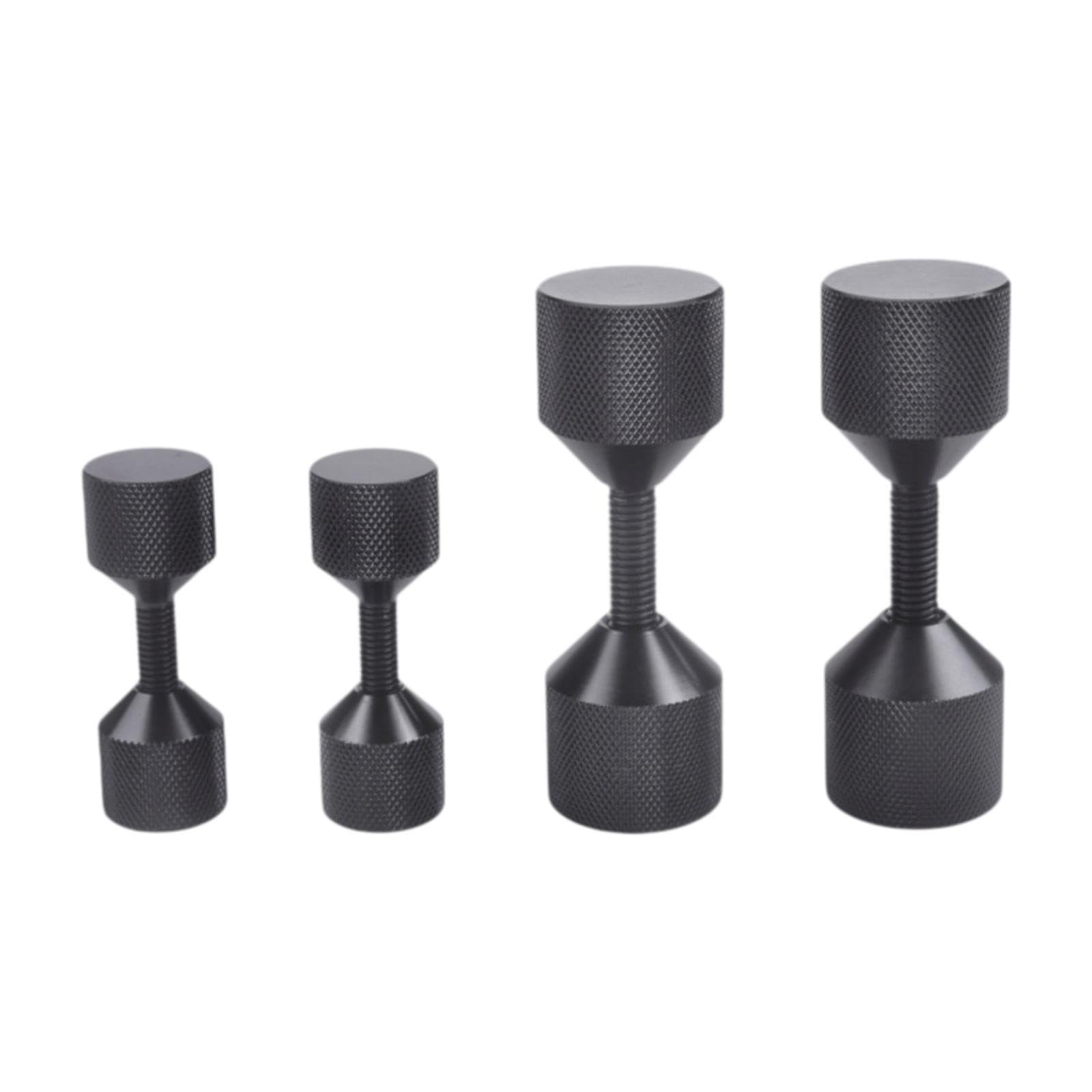 Amagogo 4X Aluminium Ausrichtungsstift Set, Eloxierte Ausrichtungsstifte, Tragbare Mehrzweck Flansch Ausrichtungsstifte, Leichte Flansch Ausrichtungsstifte, Schwarz von Amagogo