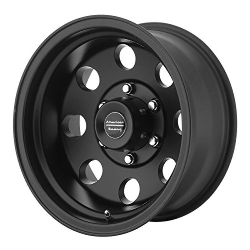 American Racing AR172 Baja Satin Black Wheel (16x8/6x139.7mm, 00mm Offset) by von American Racing