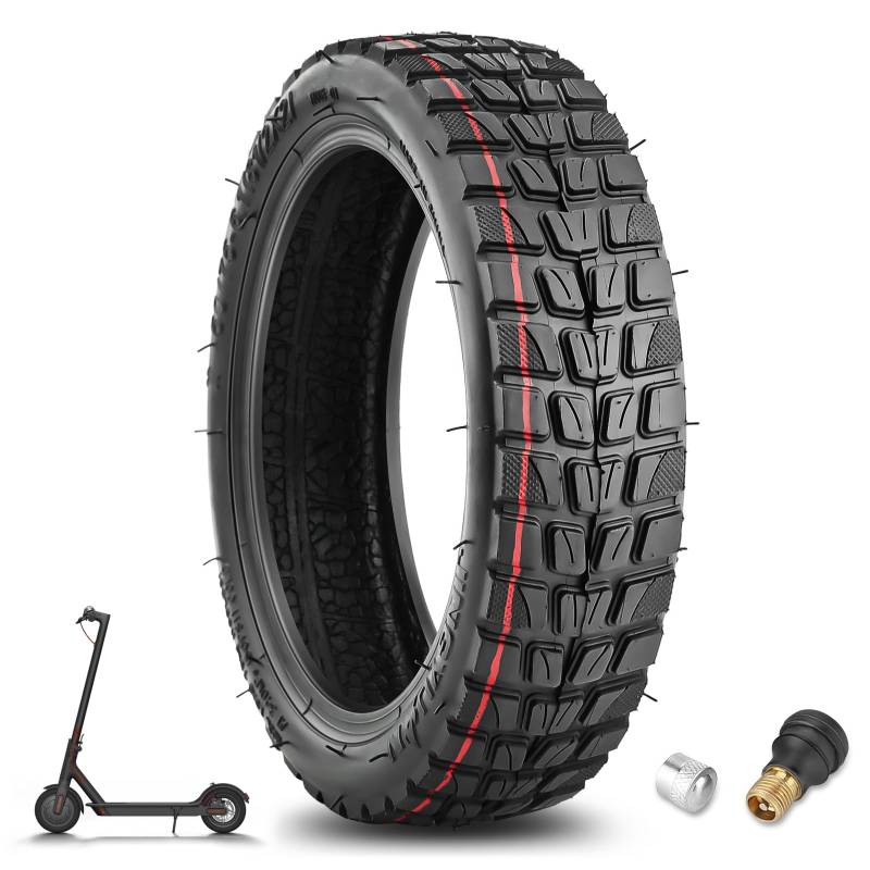 Amitor 50/75-6.1 Reifen für Xiaomi M365 Pro Pro 2 1S Elektro Scooter, 8,5 Zoll Reifen Scooter mit Ventil, E Scooter Reifen 8 1/2, E Roller Ersatzreifen Gummi 50/75-6.1 Verschleißfest und Rutschsicher von Amitor