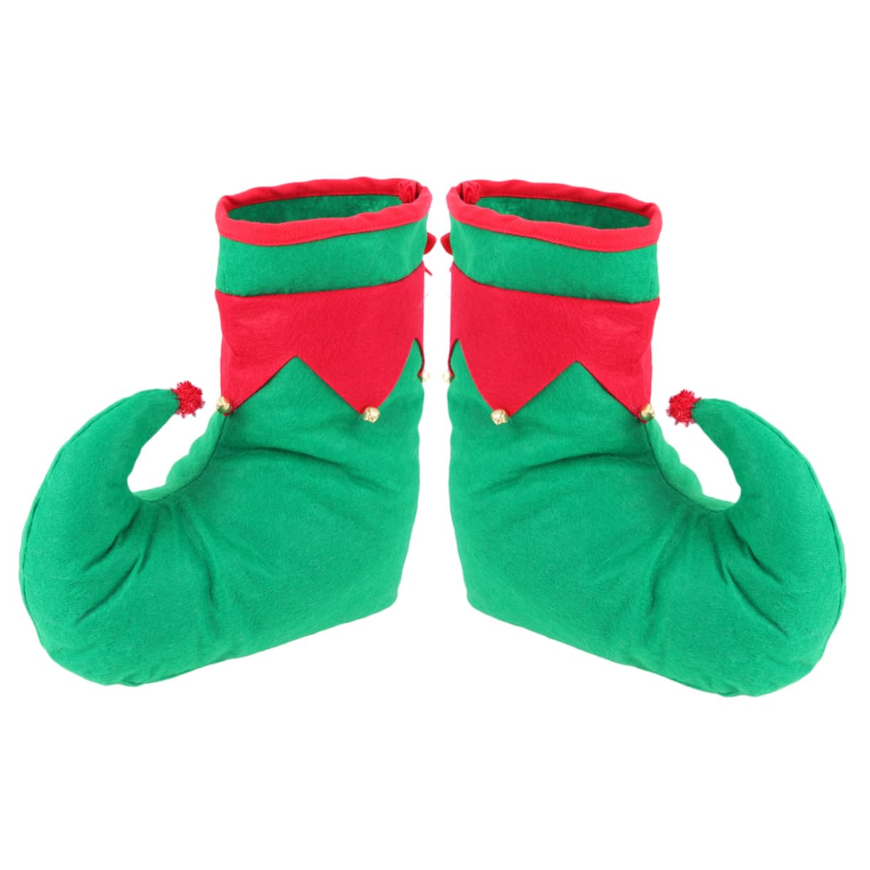 Amosfun 1 Paar Elfen-Cosplay-Accessoires Elf Hat Schuhe Abdeckungen Kostüme Elfenschuhe Weihnachtsfeierhüte Elf Cosplay Schuhe Lustige Weihnachtsschuhe Kappen Kind Hausschuhe Weihnachten von Amosfun