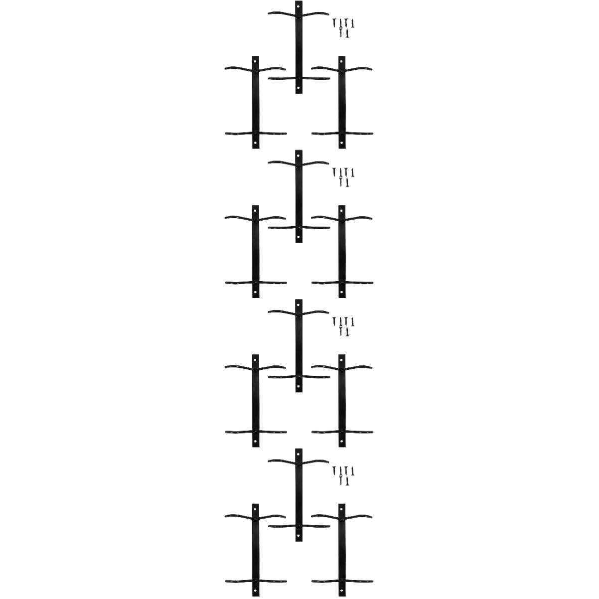 Amosfun 12 Sätze Tassenaufhänger Haken Unter Dem Schrankbecher Haken Zum Trocknen Von Tassen Halterungen Für Regale Geschirrhalter An Der Wand Montierter Getränkehalter Black Eisen von Amosfun