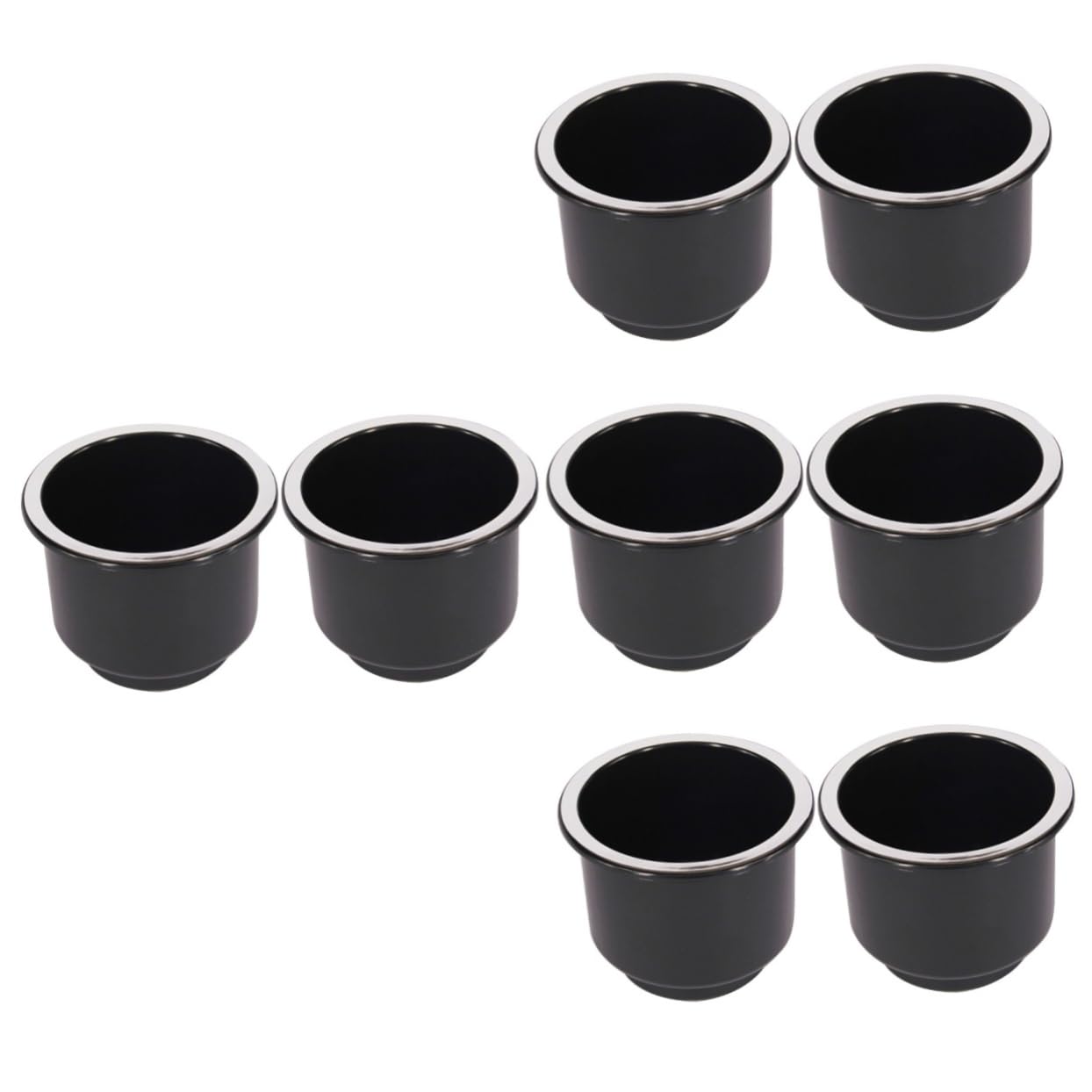 Amosfun 8 STK Sofa Becher Halter Auto-Getränkehalter Zubehör für Autos Tischbecherhalter wohnwagenzubehör cupholder Mug Holder universeller Getränkehalter Getränkehaltertisch Plastik Black von Amosfun