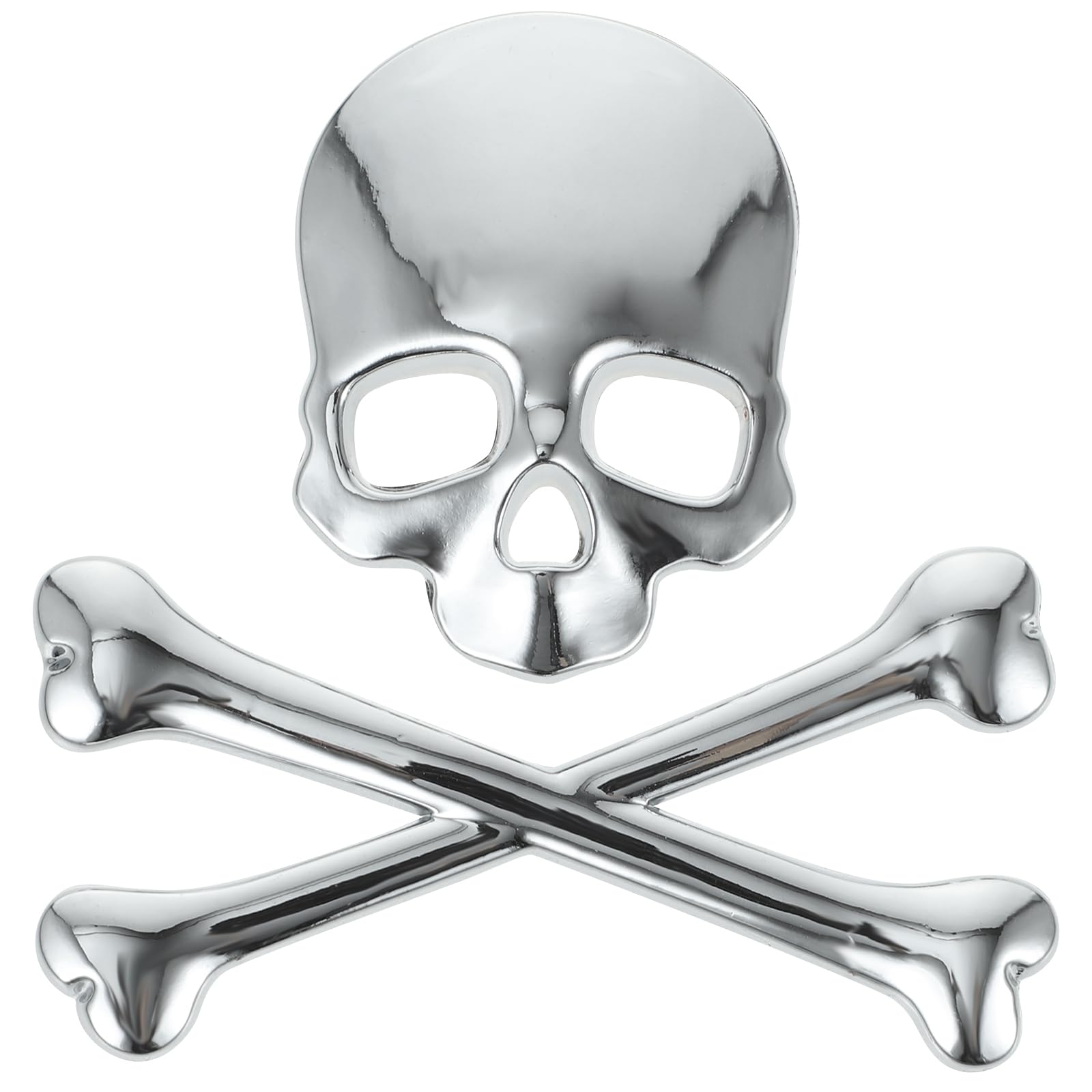 Pirate Aufkleber Skeleton Car Sticker Skelett-emblem Halloween-auto-aufkleber Schädel-autoaufkleber Sch? Auto Zubeh?r Schädelaufkleber Und -abziehbilder Logo-aufkleber 3d Metall von Amosfun