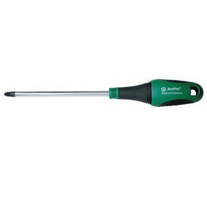 Ampro T32840 Comfortgrip Pozidriv-Schraubendreher, 1 x 75 mm von Ampro