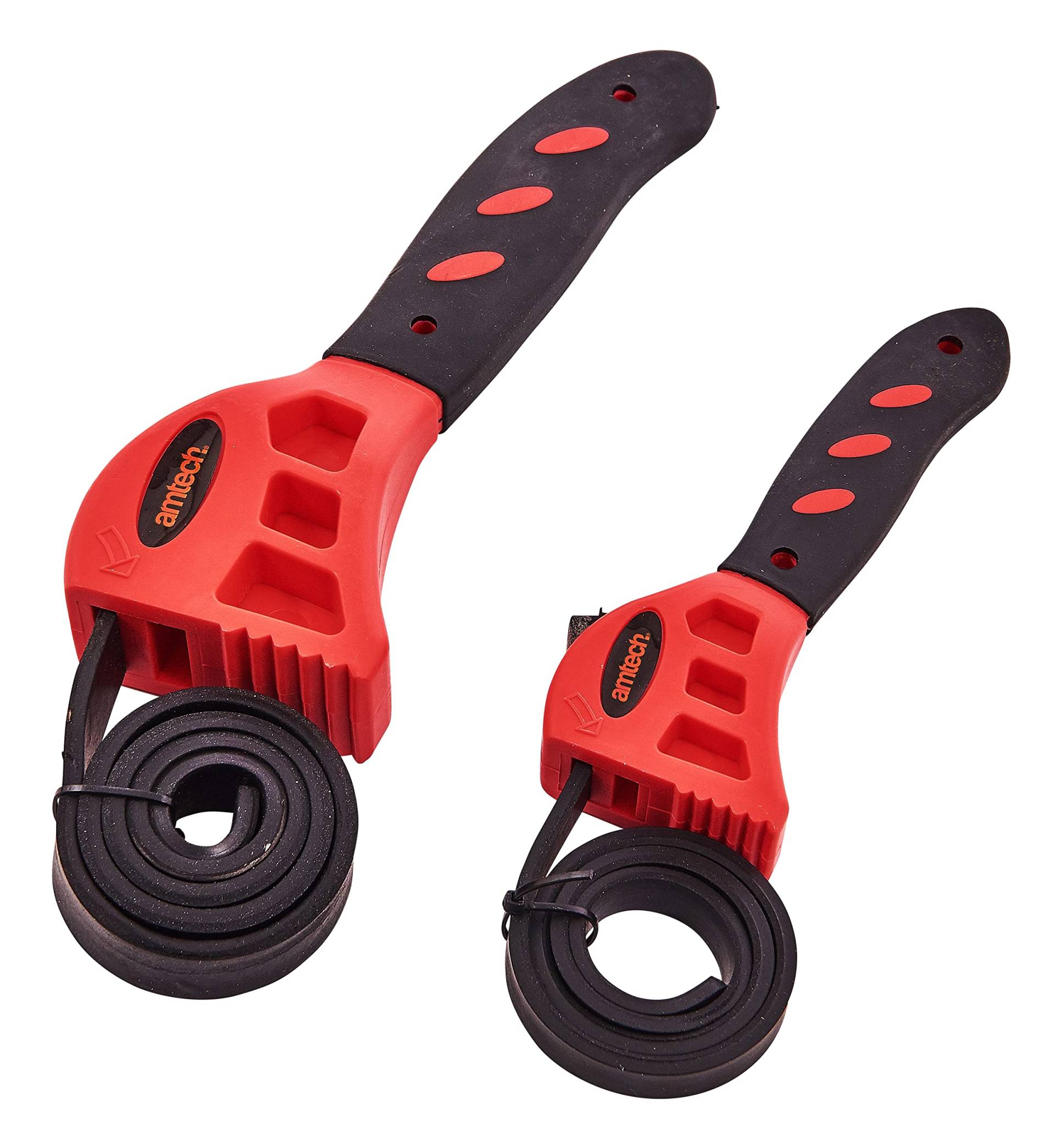 Am-Tech 2 Stück Strap Wrench Set, S0875 von Amtech